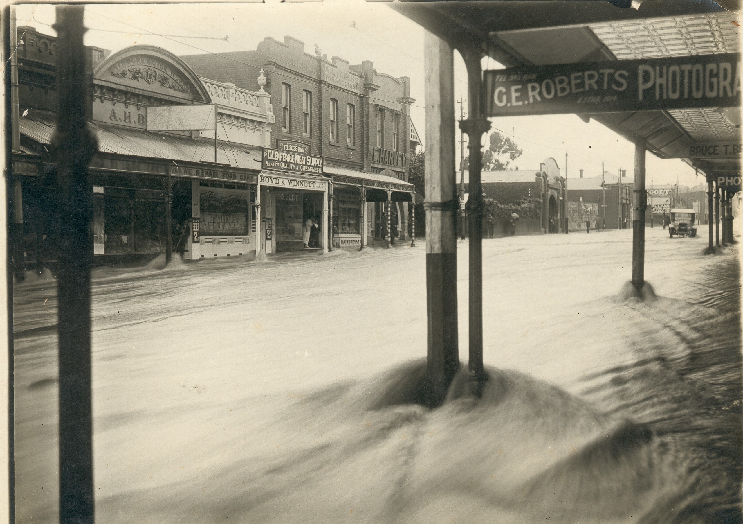 Hawthorn floods, 1921.