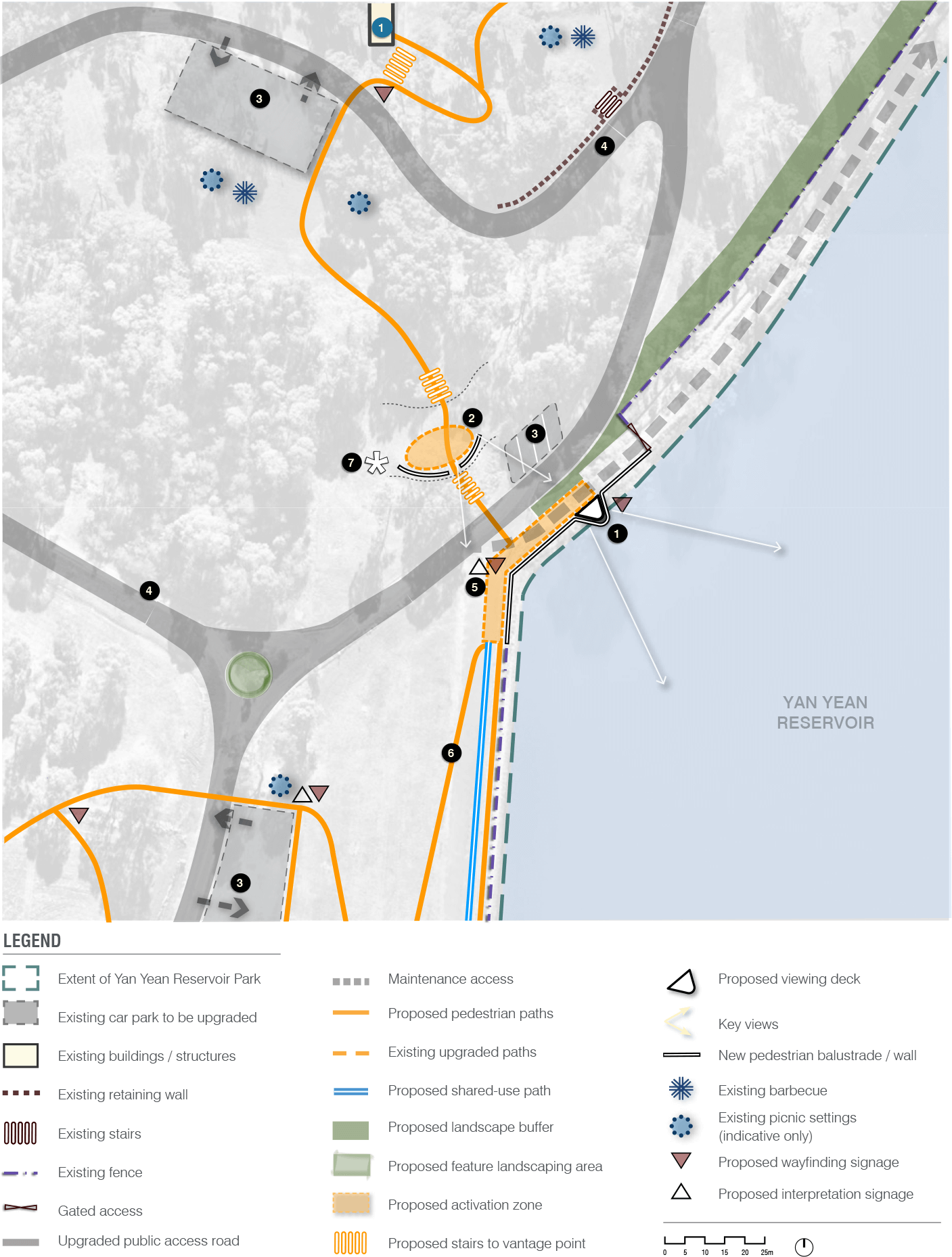 Map of Yan Yean Bluff