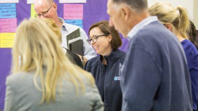 Image of advisory group talking