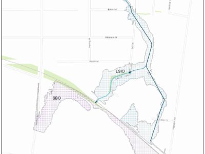 Planning overlays covering land subject to inundation in 1% Annual Exceedance Probability