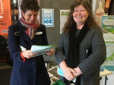 Project information display and community engagement at shopping centre