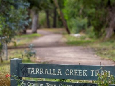 Photo of a exisiting shared path 